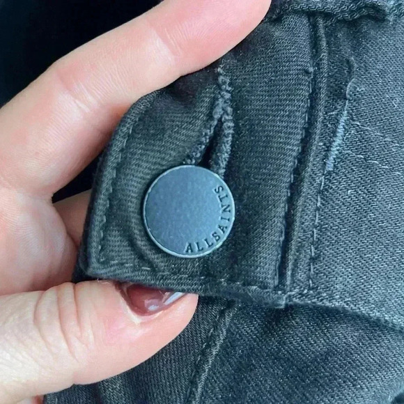 All Saints Mast Super Stretch Low Rise Skinny Fit Jeans Size 25 - Picture 9 of 13